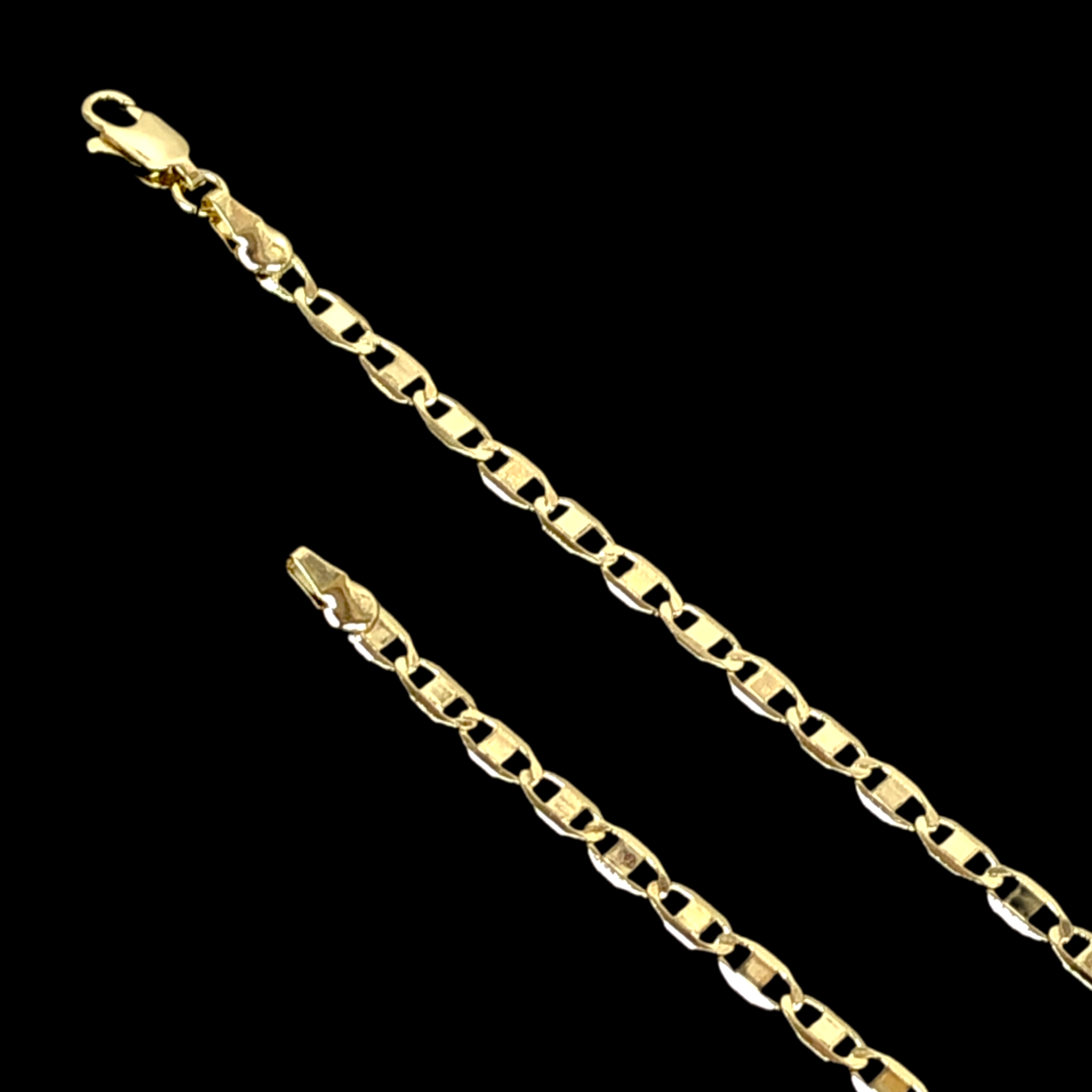 18K Gold Filled 3mm Valentino Chain (Pack of 12)